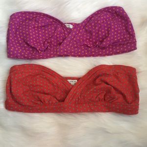 Polka dot Bandeau set